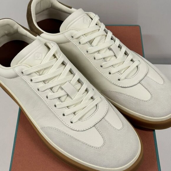 Loro Piana Tennis Walk Sneakers Classic White Laced Shoes - Picture 5 of 11